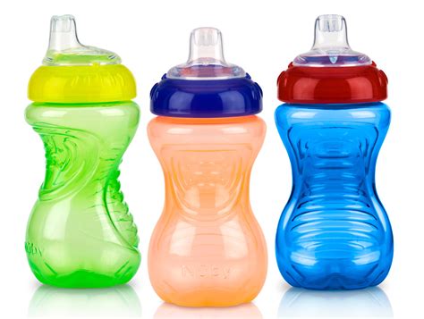 Nuby Easy Grip Soft Spout Sippy Cup 3 Pack