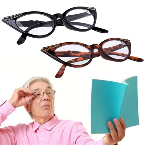 Women Cat Eye Reading Glasses Presbyopic Eyeglass Spectacles Resin Len