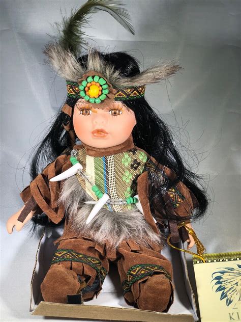 kinnex native american porcelain doll ebay