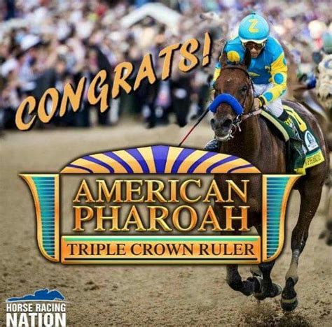 The Belmont Stakes King Horse American Pharoah Triple Crown Winners