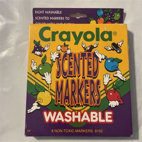 Vtg Crayola Scented Markers Extremely Rare 90s Nostalgia Details Ebay