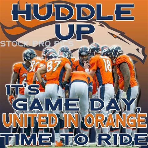 Huddle Up Broncos Football Denver Broncos Football Denver Broncos