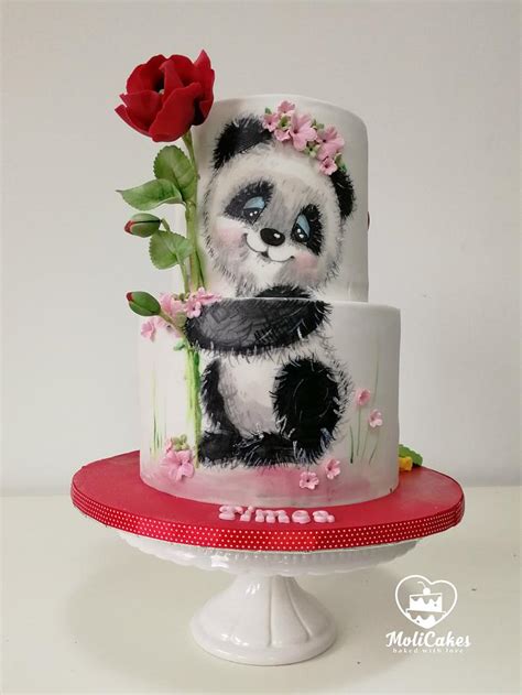 Panda Decorated Cake By Moli Cakes Cakesdecor