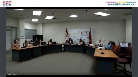 Hpedsb Committee Of The Whole Board Meeting September 12 2022 Youtube