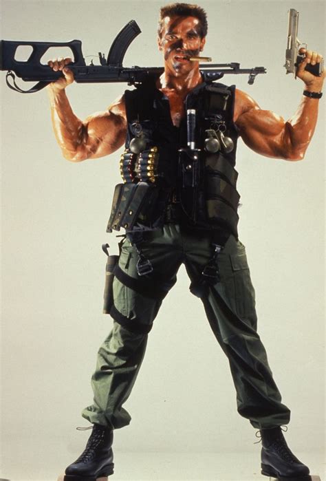 Promo Foto Arnold Schwarzenegger Commando 1985 Arnold
