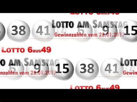 März 2012 statt, der jackpot betrug anfangs 10 millionen euro. Lotto Ziehung am Samstag: Lottozahlen vom 28.01.2017 - YouTube