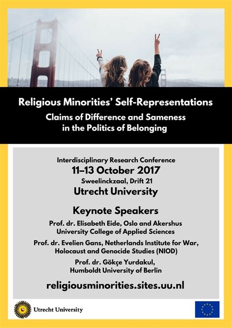 Conference Self Representations Of Religious Minorities Religious