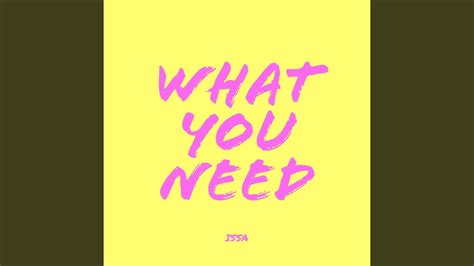 What You Need - YouTube