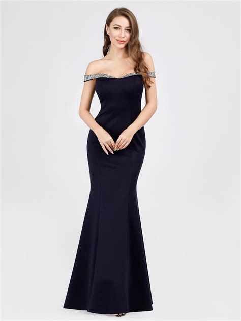 dresses ever pretty us beaded off shoulder evening gowns bodycon formal cocktail dresses