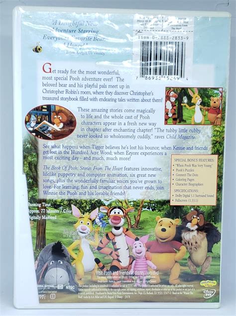 The Book Of Pooh Stories From The Heart Dvd 2001 786936152494 Ebay