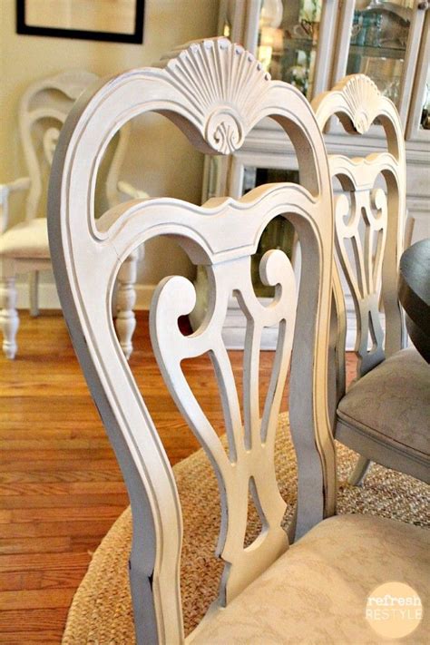 How To Spray Paint Dining Chairs | Painted dining chairs, Painted