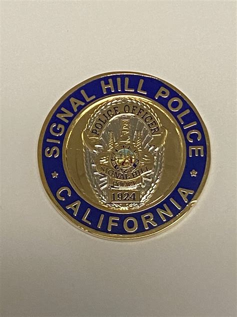 Signal Hill Police California Er Badge