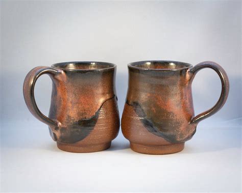handmade pottery coffee mug set etsy canada pottery handmade pottery pottery mugs