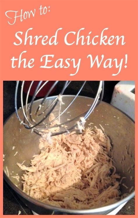 Life Hack How To Shred Chicken With Ease Sidetracked Sarah