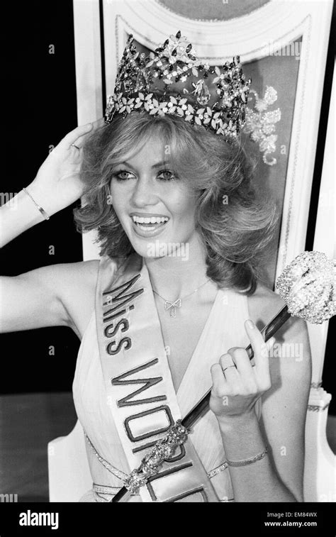 Miss World 1980 Miss Germany Gabriella Brum Is Crowned Miss World 13th