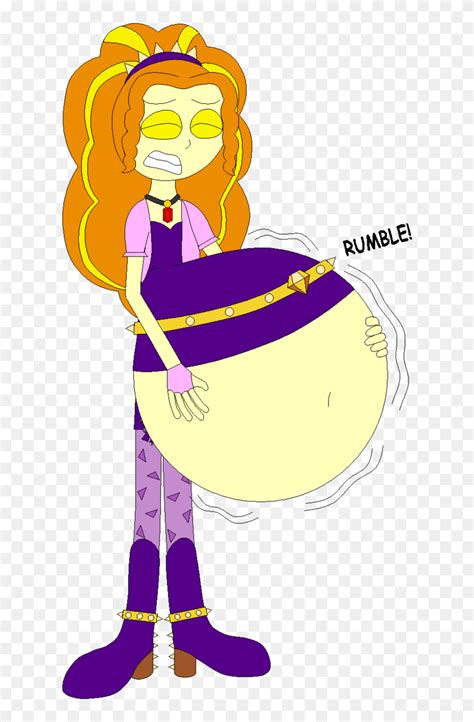 Adagio S Belly Ache By Angry Signs Girl Vore Belly Ache Hd Png