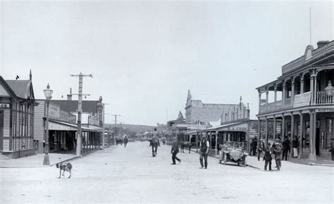 Photography Historical New Zealand The Main Street Of Dargaville