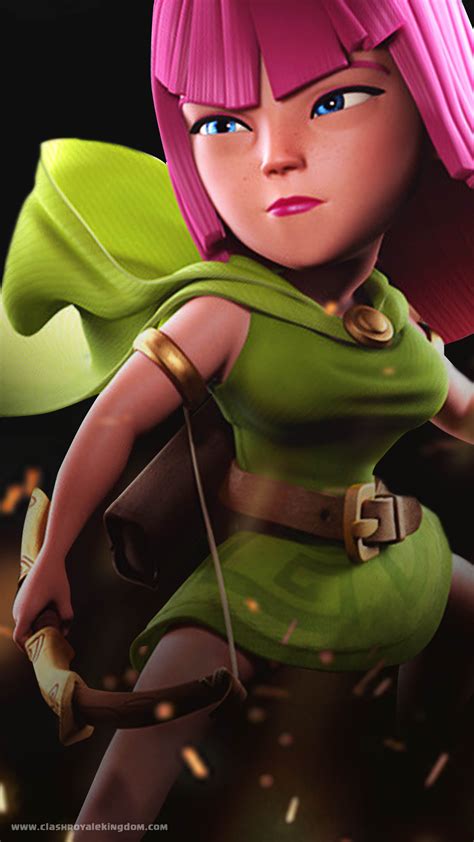 Princess Archer Clash Royale 2160x3840 Wallpaper Teahub Io