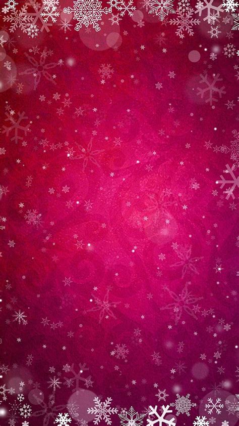 Abstract Frost Lock Screen Pink Snow Winter Hd Phone Wallpaper