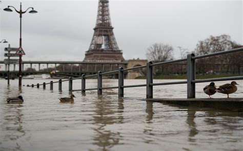 River Seine Water Levels Rising In Paris As Flooding Hits France