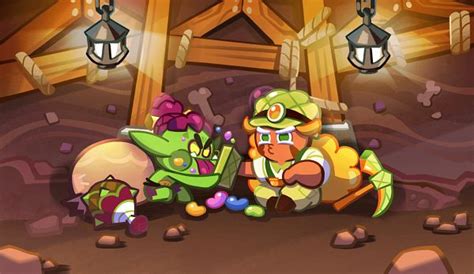 Bahia exploring a cave, while some.shady creatures lurk around. Spelunking Expeditions - Cookie Run: OvenBreak - Image ...