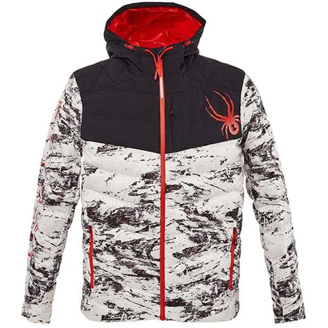 100 Authentic Spyder Mens Timeless Hoodie Down Jacket Unrivalled