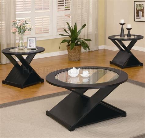 25 Coffee Table Round Glass Wood Black Frame Design Table Dining Gold