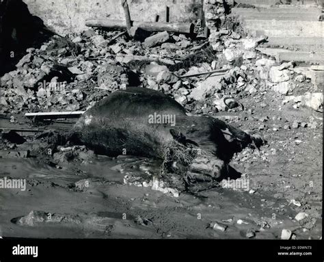 Oct 10 1963 Scene Of The Italian Dam Disaster Ruins Of A Chruch