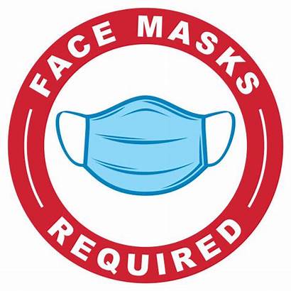 Mask Required Face Masks Covid Wearing Illustrations