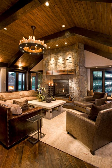 35 Classy Rustic Living Room Design Ideas Interior Vogue