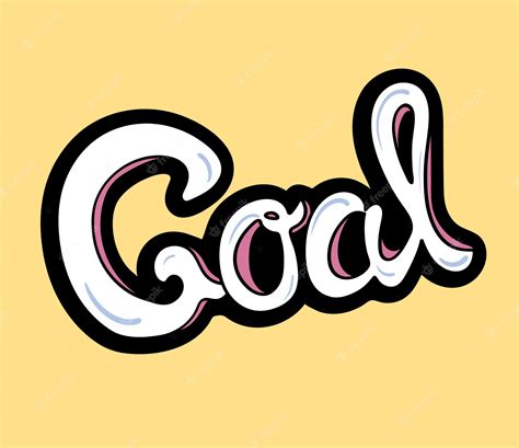 Premium Vector Goal Word Typography Design Illustration