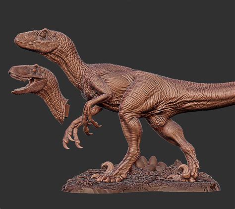 Jurassic Park Jurassic World Velociraptor 3d Print Model 3d Model 3d