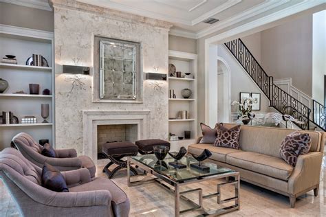 Classic Contemporary Transitional Living Room Miami By Gervis