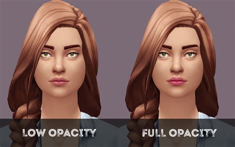 My Sims 4 Blog Real Lips By Pictureamoebae