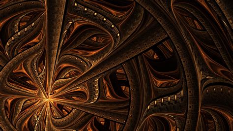 Wallpaper Digital Art Abstract Wood Symmetry Texture