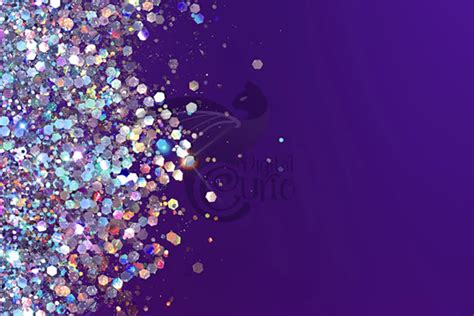Purple Holographic Glitter Backgrounds Graphics Craft