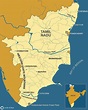 Tamil Nadu Map - Circle of Blue
