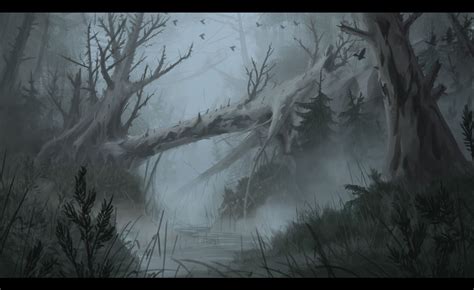 104 Painting Practice Dead Forest Max Fieve On Artstation At