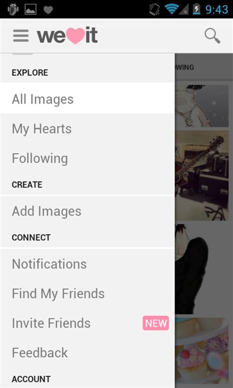 We Heart It لنظام Android تنزيل