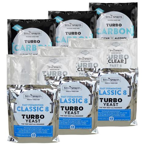X Still Spirits Pack Classic Turbo Yeast Clear Carbon Ebay