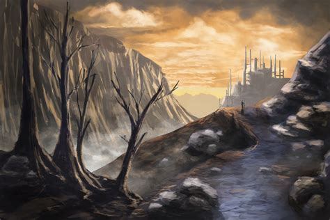 Fantasy Landscape By Hrormir On Deviantart