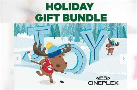 You can't say no to going to the movies. Cineplex Holiday Gift Bundle 2017 — Deals from SaveaLoonie!