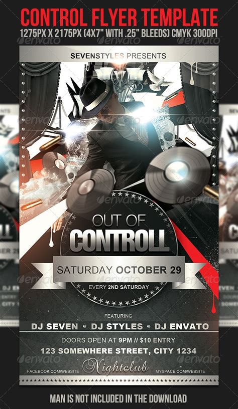 Control Flyer Template By Sevenstyles Graphicriver