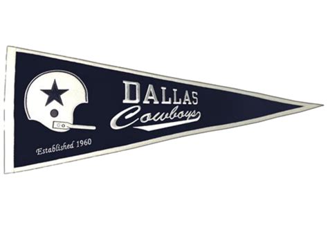 Dallas Cowboys 32 Dallas Cowboys Dallas Cowboys Logo Pennant Design