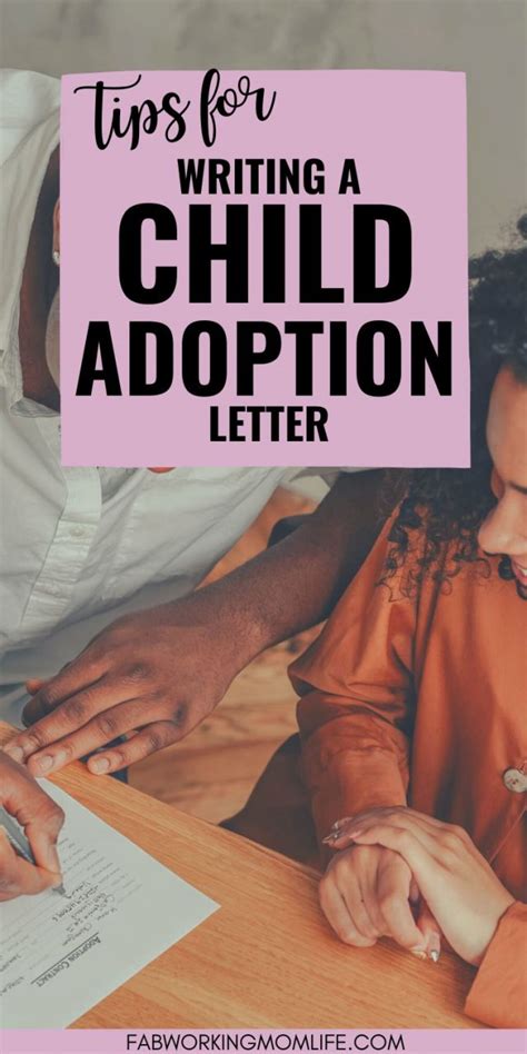 Tips For Writing A Child Adoption Reference Letter Fab Working Mom Life