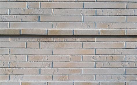 Solid New Stone Wall With A Highlighted Wall Stripe Stock Photo Image