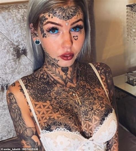 Amber Luke Shares Never Before Seen Picture Before Spending K On Body Modifications And
