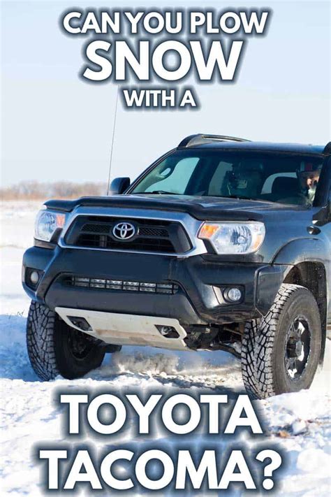 Boss Snow Plow For Toyota Tacoma