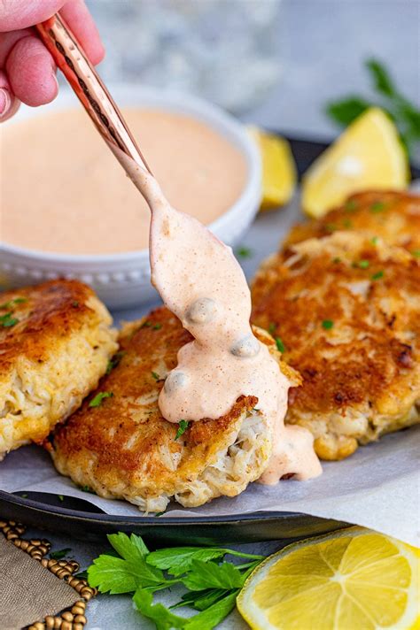 Crab Cakes With Remoulade Sauce Cooked By Julie