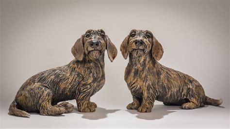 Dachshund Sculpture 1 Nick Mackman Animal Sculpture